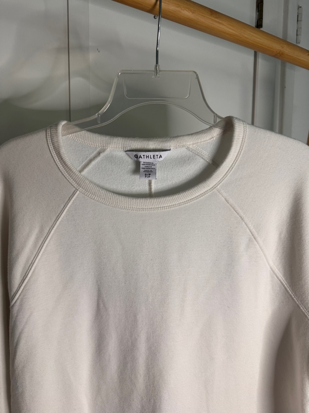 Athleta Cream Crewneck Sweatshirt - Picture 2 of 13